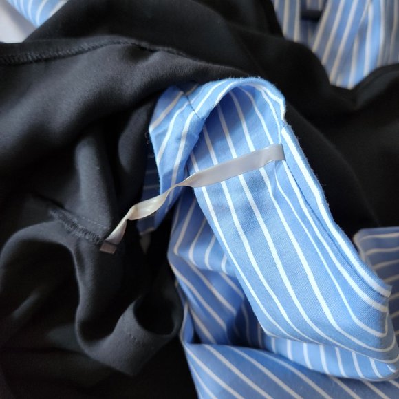 Top, Shirt with Camisole, Longsleeve, Small - Picture 4 of 7